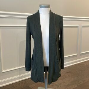 Market & Spruce Green Brushed Open Cardigan - Size XS